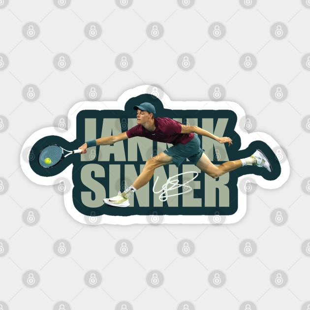 Jannik Sinner Sticker by Nagorniak